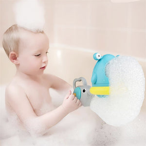 Bubble Machine Baby Bath Toy - Create a Foam Party in the Tub with this Bathroom Bubble Blowing Bathtub Maker, Perfect for Kids' Water Play - Variety Port