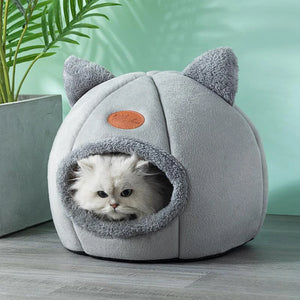 Deep Comfort Cat Bed, Small Dog and House Pets Cozy Cave - Variety Port