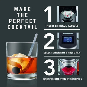 Premium Cocktail and Margarita Machine for the Home Bar with Push-Button Simplicity and an Easy to Clean Design (55300) - Variety Port