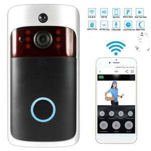 The Smart Wireless WiFi Security Doorbell with Visual Recording, Remote Home Monitoring, and Night Vision. A Smart Video Door Phone That Keeps You Connected and Secure, Day or Night. Stay Alert, Stay Safe. - Variety Port