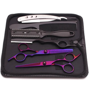 Professional Hairdressing Scissors Set: Precision Tools for Salon-Quality Cuts and Styling - Variety Port