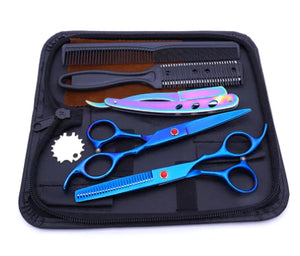Professional Hairdressing Scissors Set: Precision Tools for Salon-Quality Cuts and Styling - Variety Port